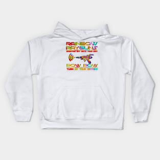 Rainbow - Raygun - Gaydar Kids Hoodie